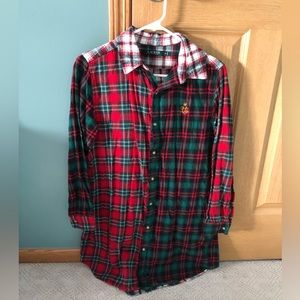 Lauren Ralph Lauren Womens Sleep Shirt